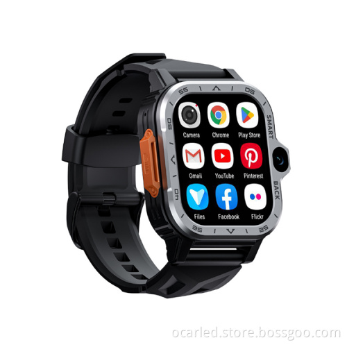 LOKMAT APPLLP 4 MAX: Android Smart Watch Phone with Fitness Tracking and Dual Camera